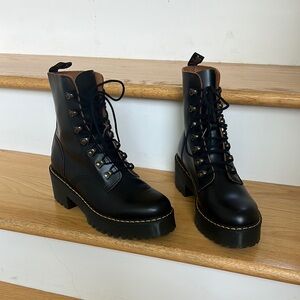 Black Leona Dr. Martin’s Heeled Boots
